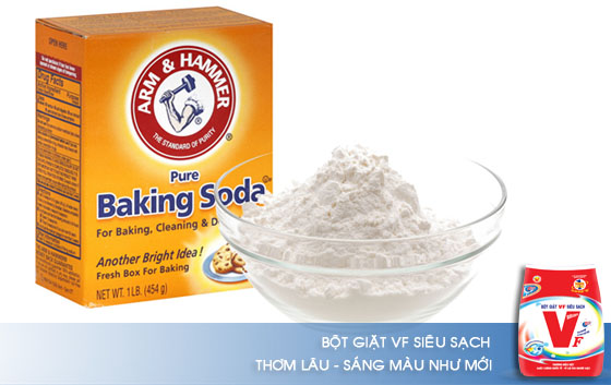 tẩy sạch đệm bằng Baking Soda
