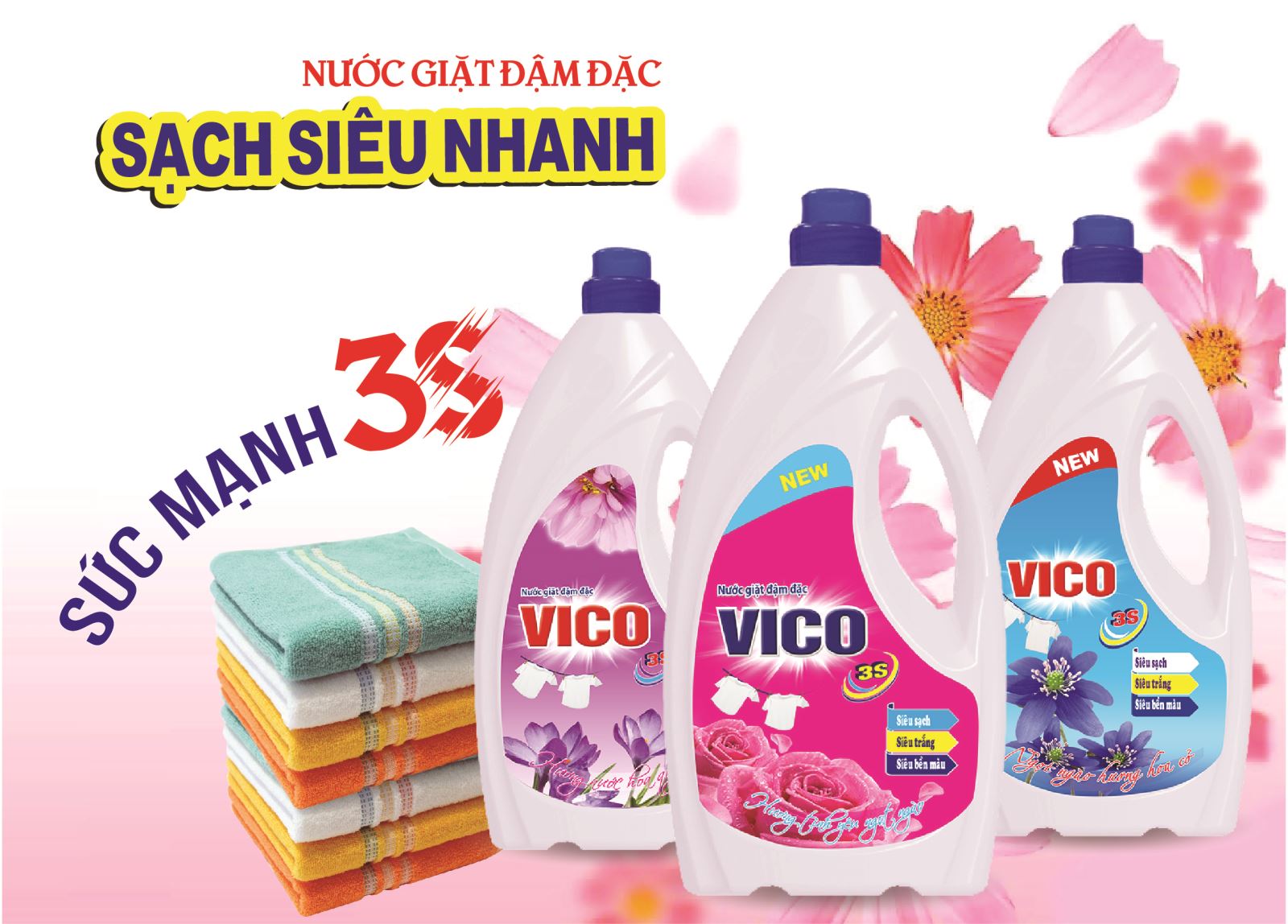 nước giặt vico 3s